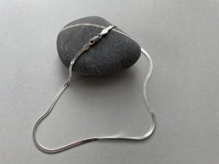 Soierie ソワリー / Norme flat snake  necklace