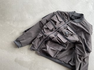 SOUTH2 WEST8 / Multi-Pocket Zipped 2 Way Jacket - Poly Ripstop charcoal 