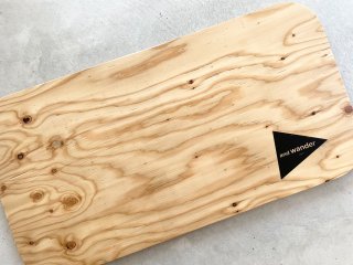 and wander アンド ワンダー / wood table top 70