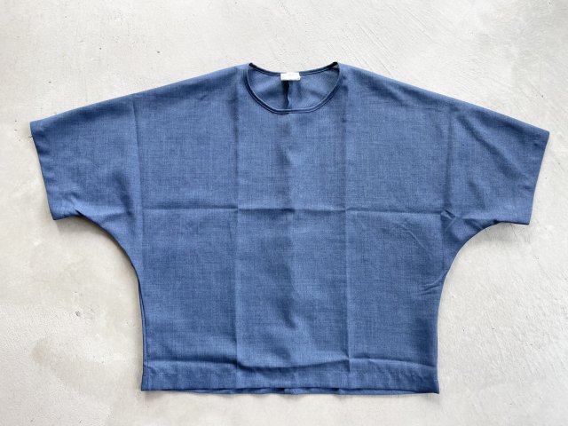 AULICO 藍染　丸胴　Tシャツ