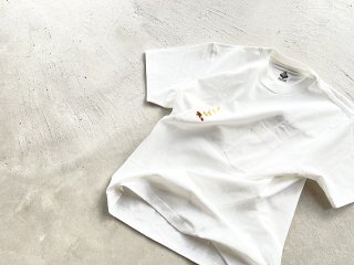 MOUNTAIN RESEARCH マウンテンリサーチ / PKT. Tee white × yellow