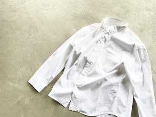 nisica ニシカ / ボタンダウンシャツ コットン ホワイト