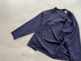 SOUTH2 WEST8 / S.S. Crew Neck Shirt - Knit Mesh navy