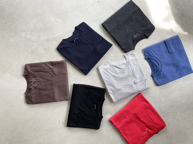 山と道 / 100% Merino Light Crew Neck Pocket 在庫あり - SALT