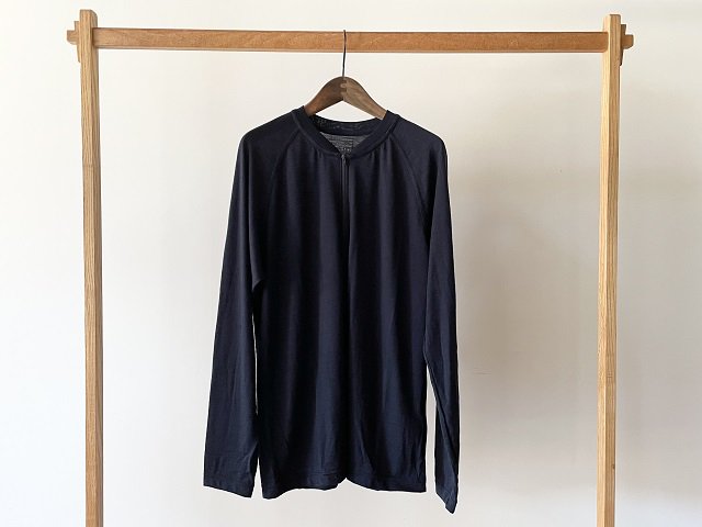 山と道 / 100% Merino Light Long Sleeve Zip 在庫あり - SALT