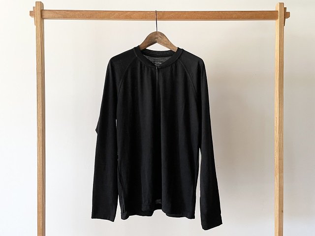 山と道 / 100% Merino Light Long Sleeve Zip 在庫あり - SALT