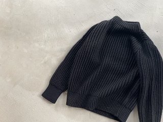 N/ NEUTRALWORKS / FISHAND Sheeps Fisherman Sweater black