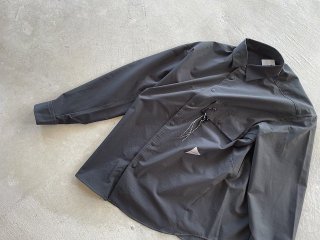 and wander   / dry breathable LS shirt charcoal