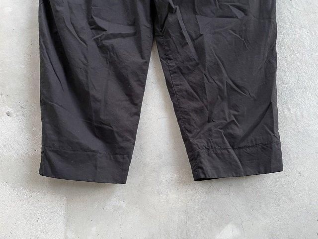 DDUD テーパードパンツ 95 Black サイズ4 D D U D / スターチコットン・タイプライター 9分丈 テーパード
