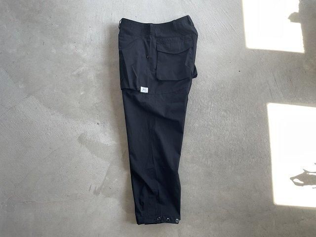 ササフラス　digs crew pants 4/5 ブラック　Mサイズ SASSAFRAS ササフラス / Digs Crew Pants 4/5 black - SALT