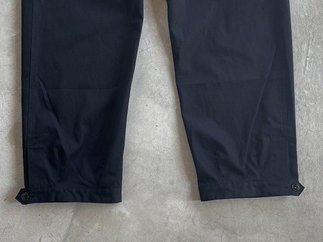 SASSAFRAS ササフラス / Digs Crew Pants 4/5 black - SALT