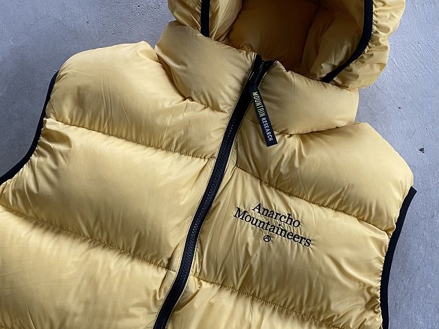 MOUNTAIN RESEARCH マウンテンリサーチ / Puff Vest yellow - SALT