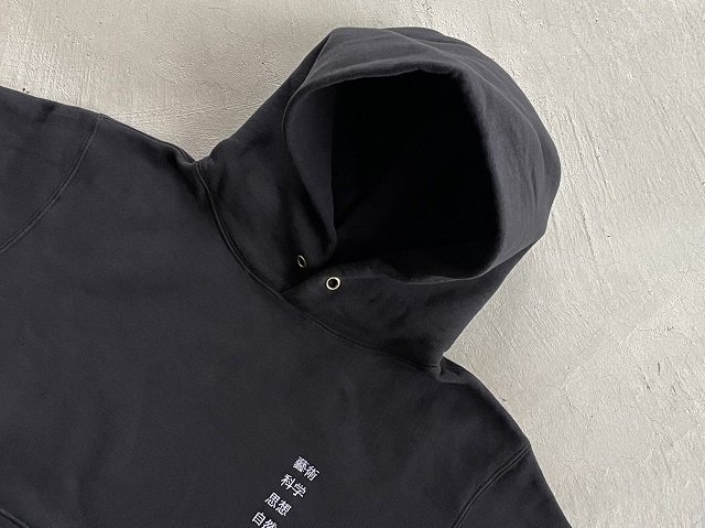 TACOMA FUJI RECORDS / 藝術科学思想自然 HOODIE black - SALT