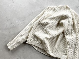 BOGEN ܡ / SATOYAMA SWEATER	white