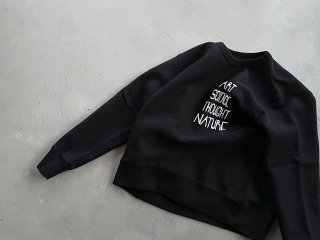 TACOMA FUJI RECORDS / Art Science Thoughts Nature HW SWEATSHIRT black