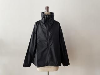 ALWEL 륦 / Funnel-Neck Flare Zip Jacket black