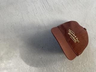 TACOMA FUJI RECORDS / T.F.R LOGO CAP designed by Tomoo Gokita brown