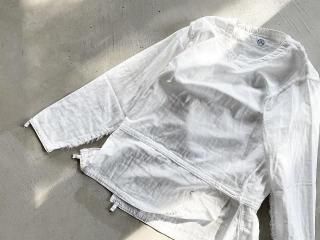 MOUNTAIN FOLKS TAILORING / Muslin Shirts white