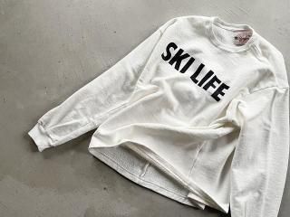 BOGEN ܡ / SKI LIFE LOOPWHEELED CREW off white