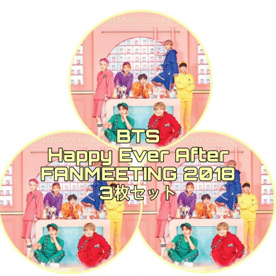 BTS DVD 4th MUSTER Happy Ever After In Seoul 3枚組 日本語字幕 ファンミーティング ソウル -  rarakpop