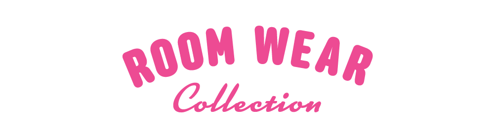 ROOM WEAR collection title logo