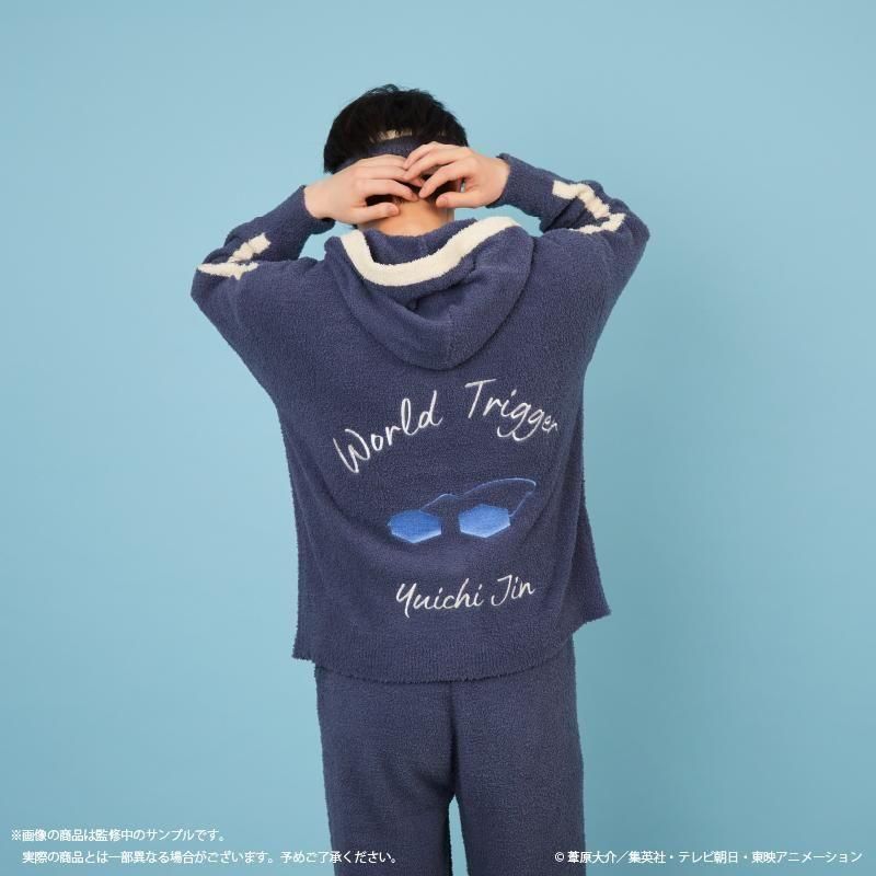 L　ワールドトリガー　迅悠一　ルームウェア　ステッカー付、他　M ワートリ ルームウェア【新品】メンズ Lサイズ ワールドトリガー