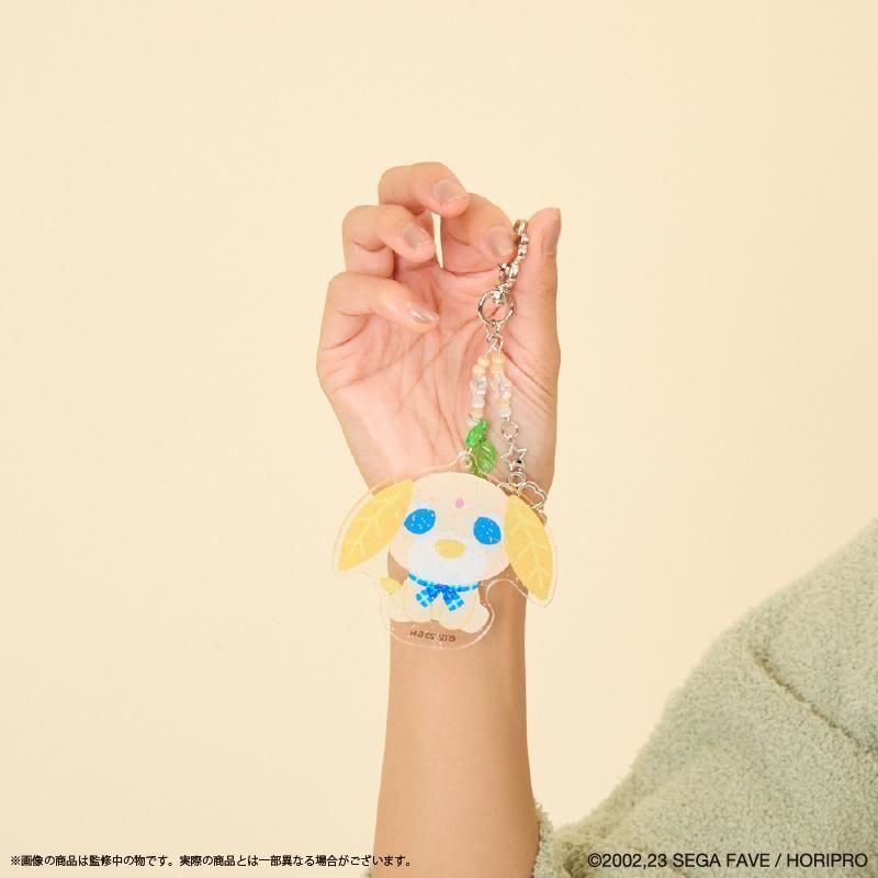 お茶犬』 キラキラアクリルキーホルダー