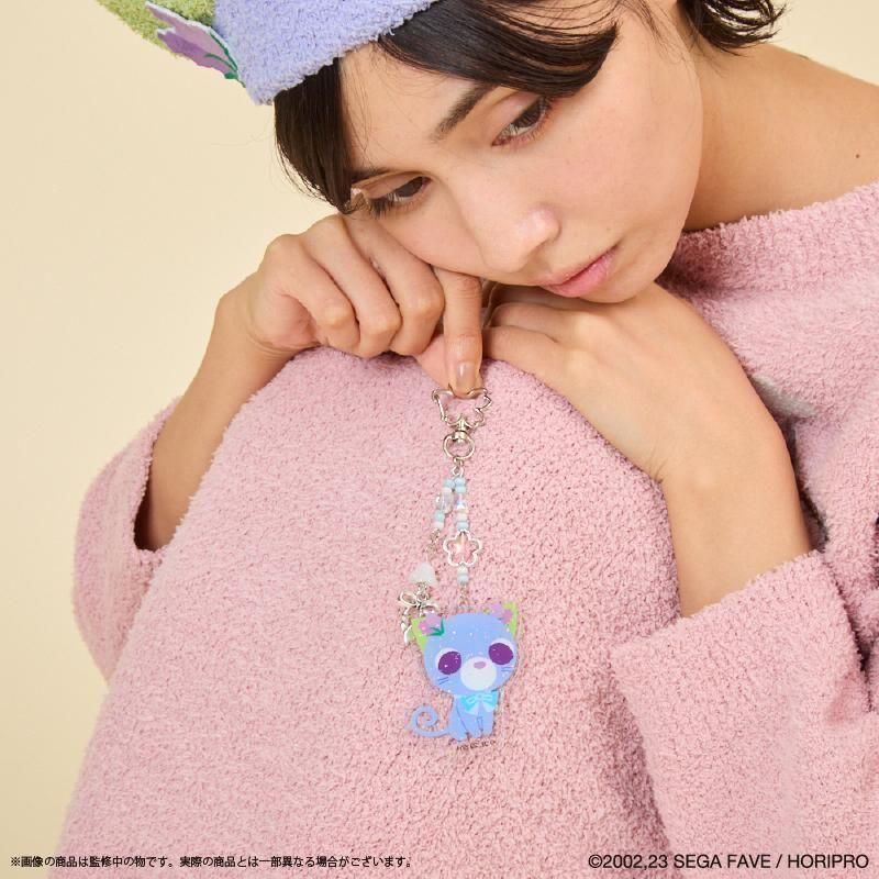 お茶犬』 キラキラアクリルキーホルダー