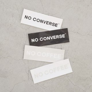 NO COFFEE × White atelier BY CONVERSE ステッカーセット