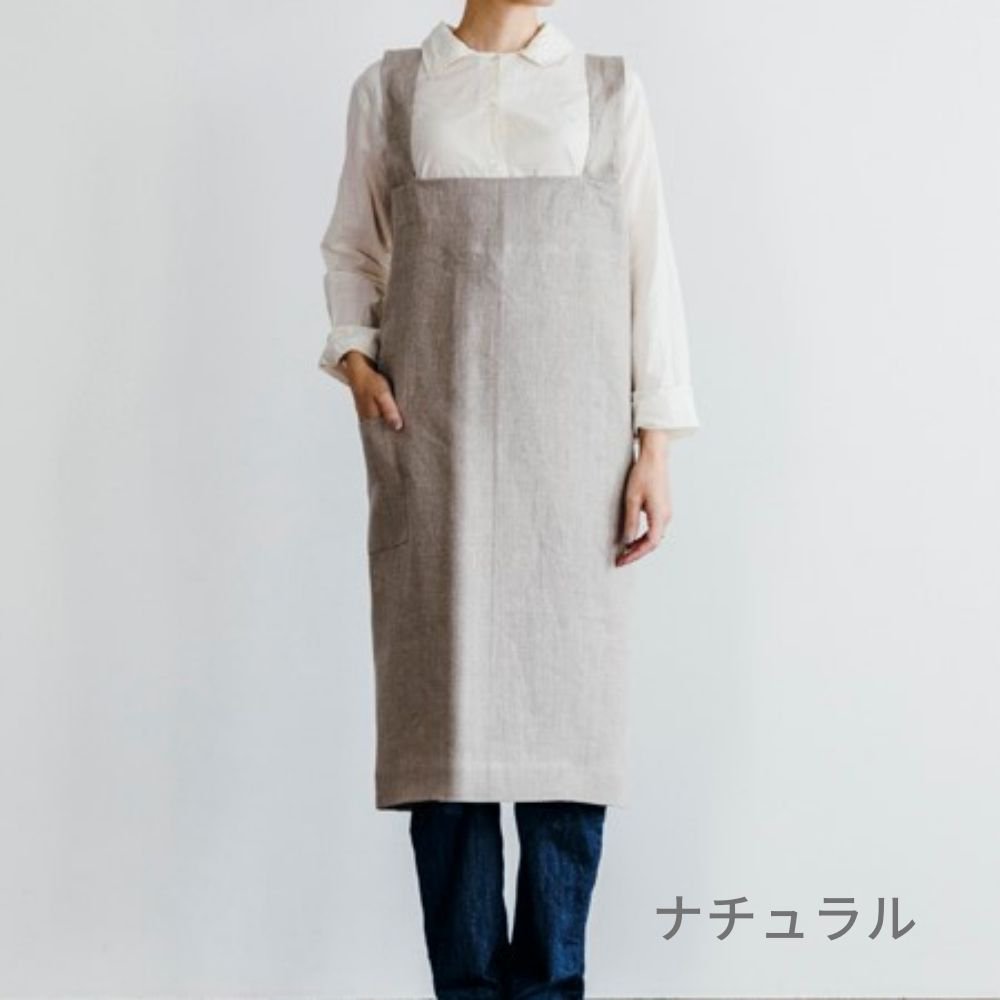 fog linen work フォグリネンワーク リネンスクエアクロスエプロン ...