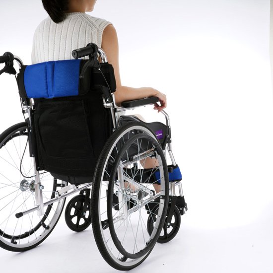 カドクラ 自走用車椅子 チャップス ブルー 品番A101-AB