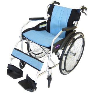 自走用車椅子　チャップス　ライトブルー　品番A101-ALB