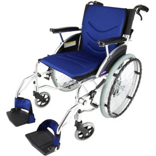 自走用車椅子　ビーンズ・ブルー　品番F102-B