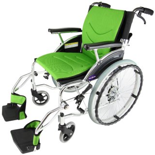 自走用車椅子　ビーンズ・ライム　品番F102-G