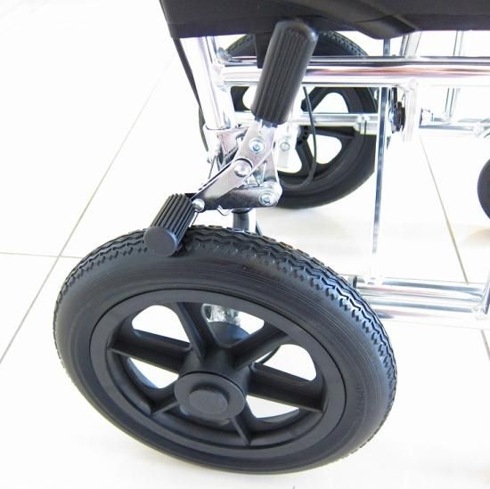 カドクラ 介助用車椅子 クラウド・グリーンチェック 品番A604-AC