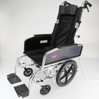リクライニング用車椅子　アポロン シルバー　品番A801-C