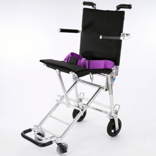 日進医療器 簡易式車椅子【NAH207】ブラック 特別仕様車
