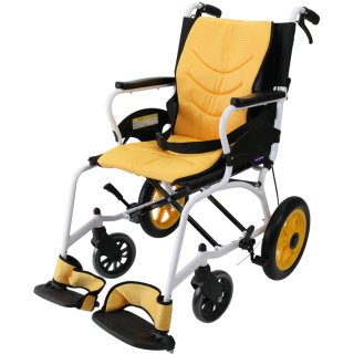 介助用車椅子　チロル・ホワイト　品番F501-WH