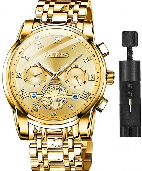 OLEVS 腕時計 メンズ ビジネス 時計 うで時計 男性用 ブランド メタル