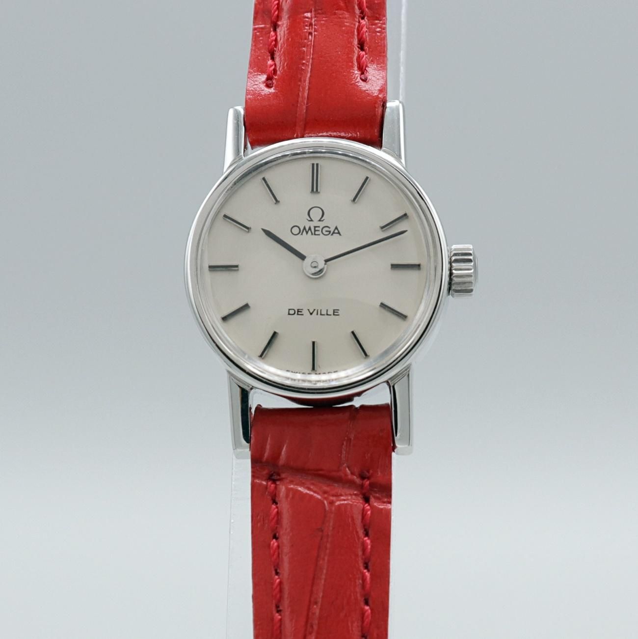 1977年製 OMEGA DEVILLE オメガ デビル 手巻き 腕時計 1977年 アンティーク オメガ デビル cal1100 レディース 手巻