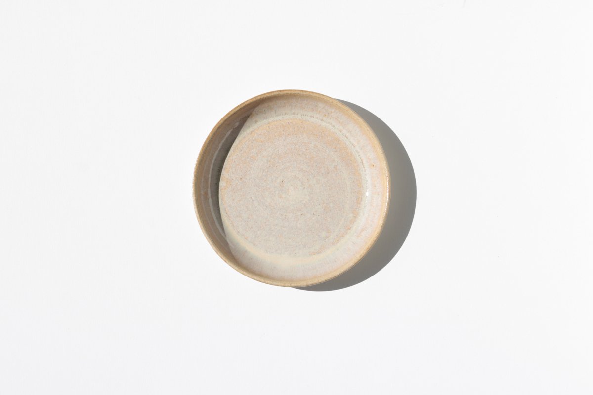 5寸 平皿 イエロー（15cm）【ネギシ製陶】
