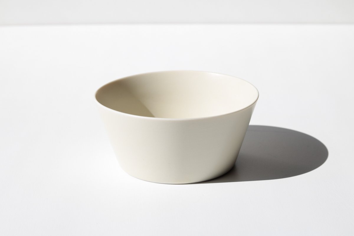 flat bowl アイボリー【KANEAKI SAKAI POTTERY】