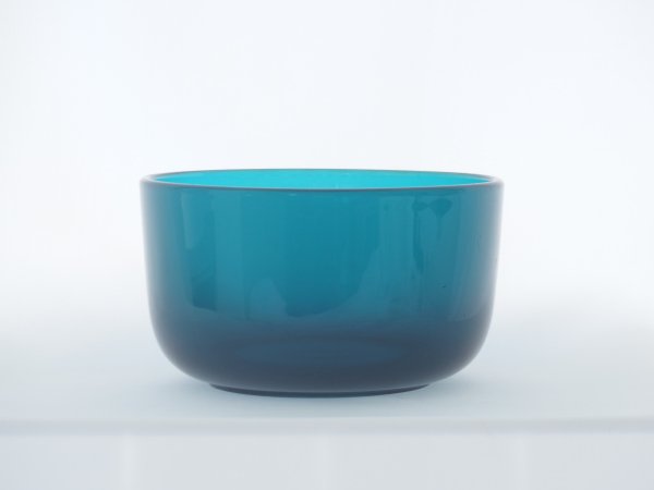 Nuutajarvi/Saara Hopea サーラ・ホペア/5577 Press Glass Bowl/065 - Ph.D. stock hue