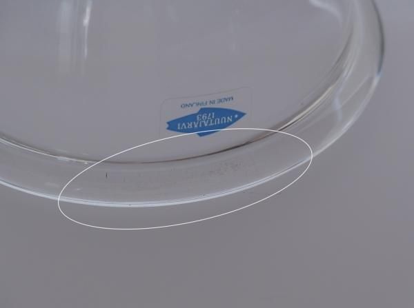Nuutajarvi/Kaj Franck/Luna dessert bowl 11cm clear
