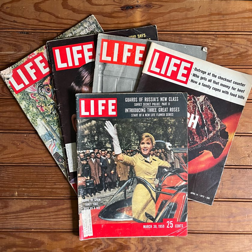 LIFE Magazine 5pcs Set 