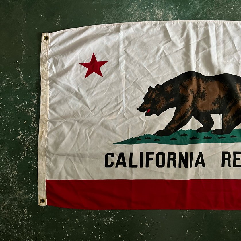 California FLAG ビンテージ コットン カリフォルニア フラッグ-