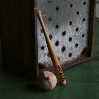 Wooden Bat & Ball 