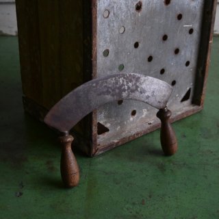 Wooden Mezzaluna Knife