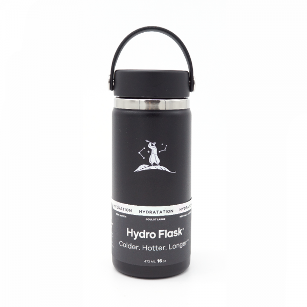 Hydro Flask 16oz｜Black（黒）ハイドロフラスク公式コラボボトル 