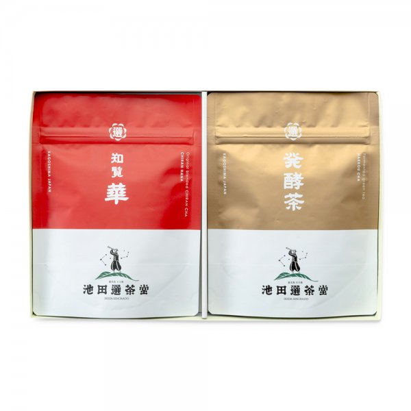 お詰合せ [6]｜スタンドパック 2袋 ／知覧 華・発酵茶